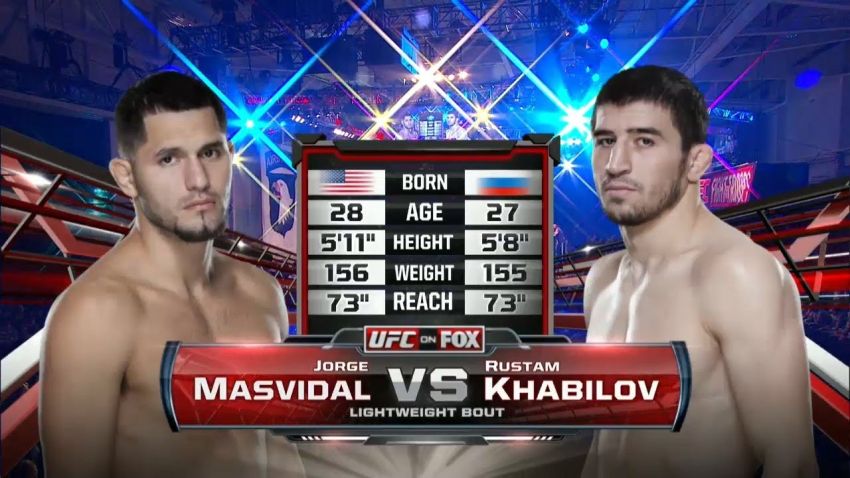 Видео боя Рустам Хабилов – Хорхе Масвидаль UFC Fight Night 31