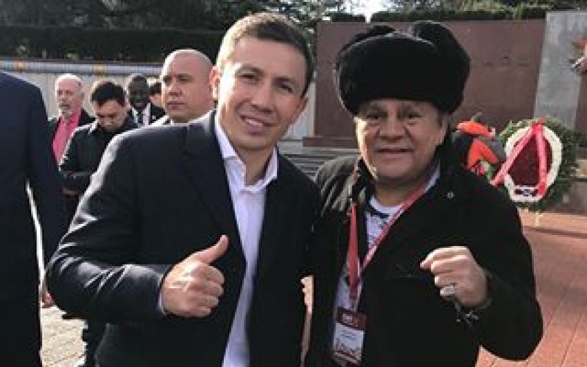 Кадр дня: Геннадий Головкин и Роберто Дюран в Сочи