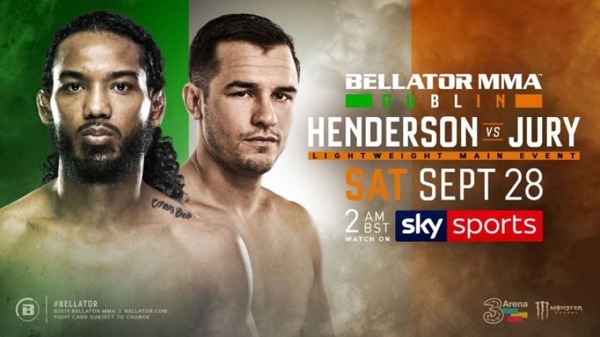 Файткард турниров Bellator 227 и Bellator Dublin: Бенсон Хендерсон - Майлс Джури, Джеймс Галлахер - Роман Салазар