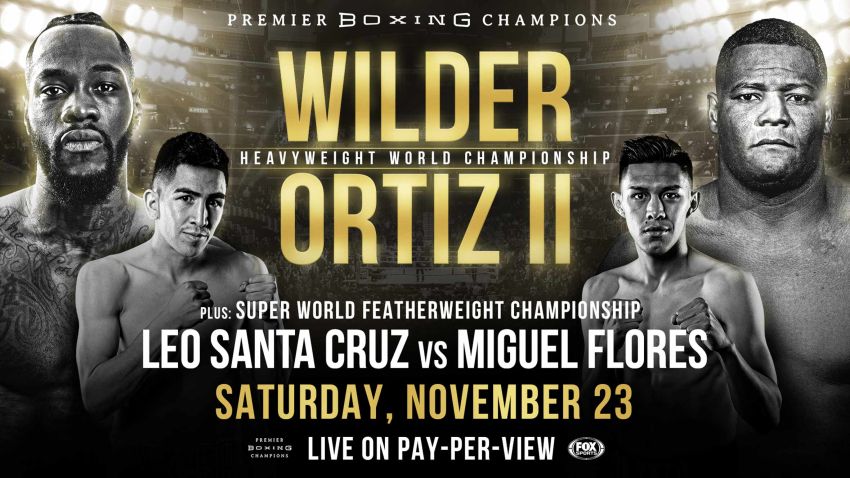 Официально: бой Деонтей Уайлдер - Луис Ортис 2 состоится 23 ноября в Лас-Вегасе