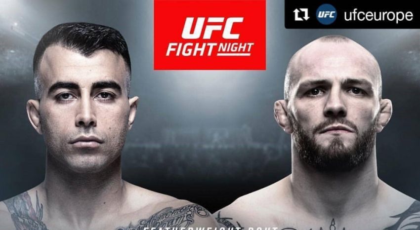 Видео боя Макван Амирхани - Крис Фишголд UFC Fight Night 153