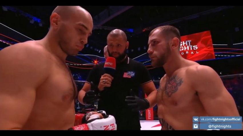 Видео боя Владимир Кузьминых – Рамазон Хафиззода AMC Fight Nights 99