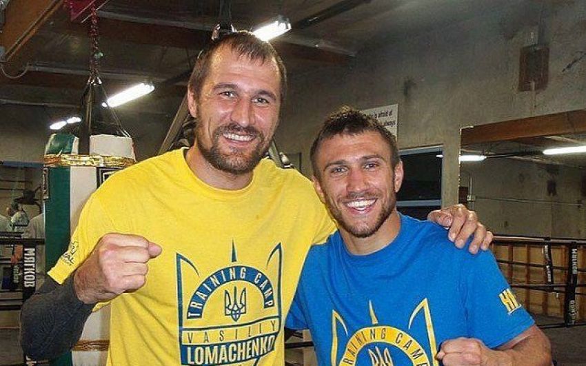 Фото дня: Сергей Ковалёв и Василий Ломаченко в Окснарде 