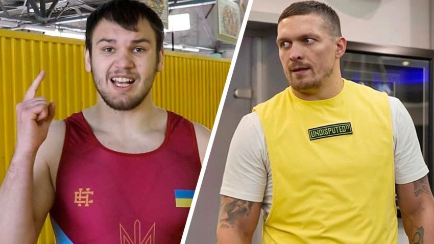 Александр Усик ответил на вызов украинского борца Богдана Грицая: "Милости прошу в ринг"