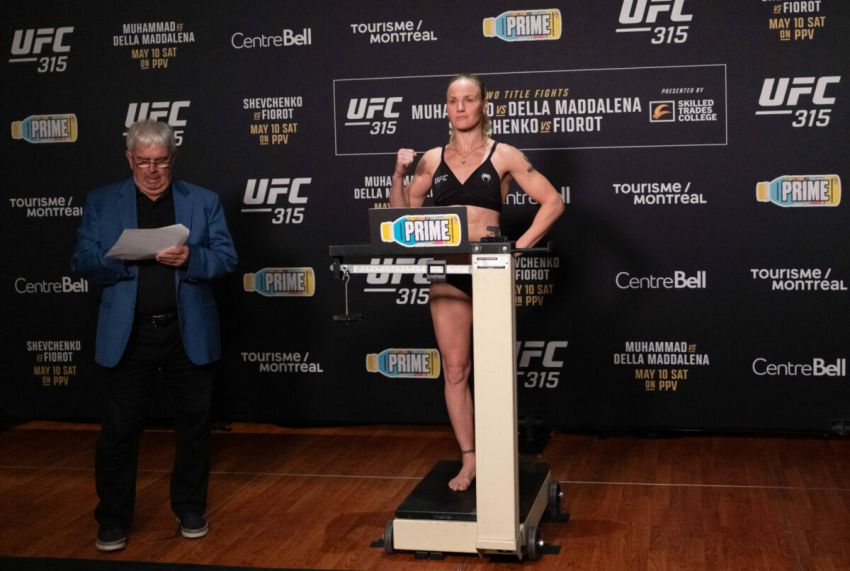 Результаты взвешивания UFC 315