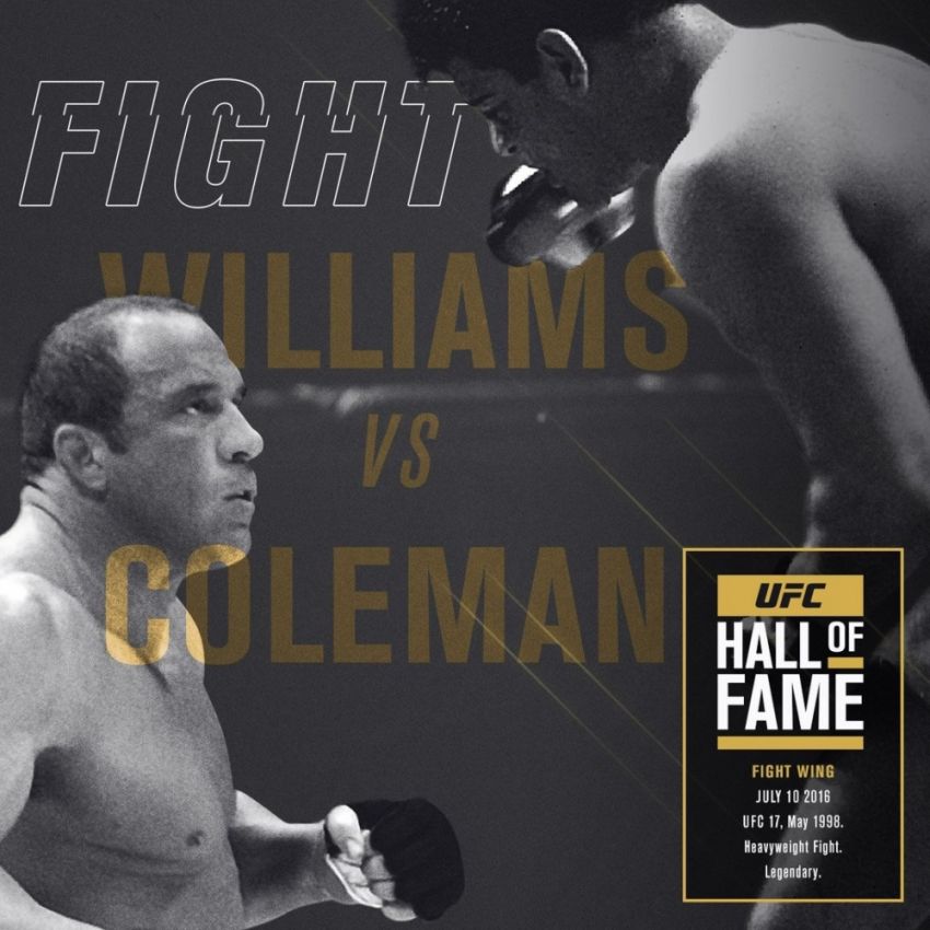 Марк Колман и Пит Уильямс вспоминают свой бой, который вошёл в Зал Славы UFC