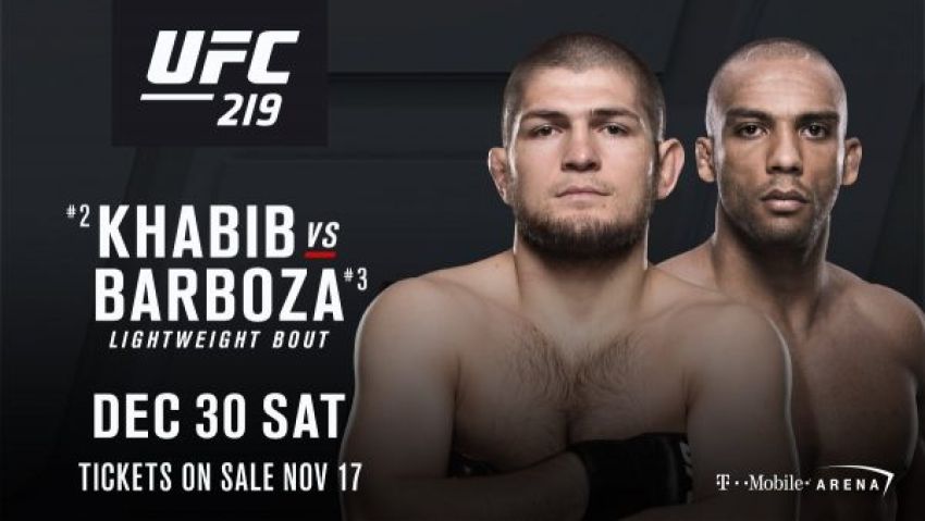 Бой Нурмагомедов - Барбоза назначен со-главным событием турнира UFC 219