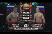 Видео боя Абукар Яндиев - Александр Бутенко M-1 Challenge 74 