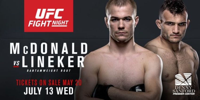 Прямая трансляция UFC Fight Night 91. Майкл Макдональд - Джон Линекер