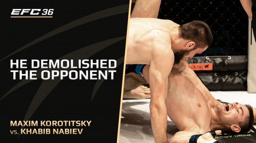 Видео боя Хабиб Набиев – Максим Коротицкий EFC 36