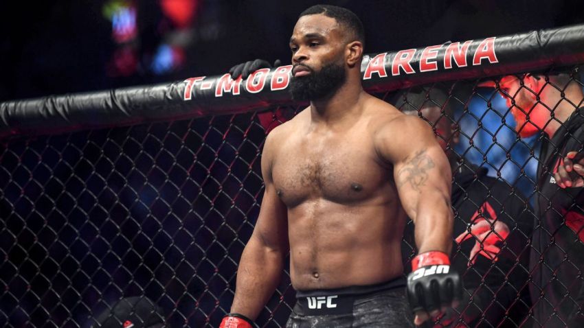 Tyron Woodley gave a prediction for the Usman - Burns fight.