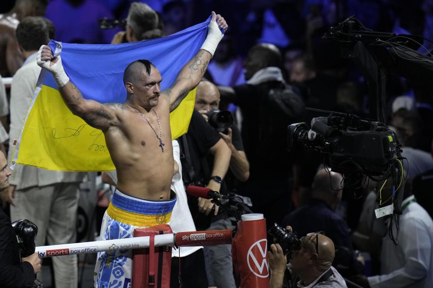 После реванша с Джошуа Усик признал Симферополь украинским: видео