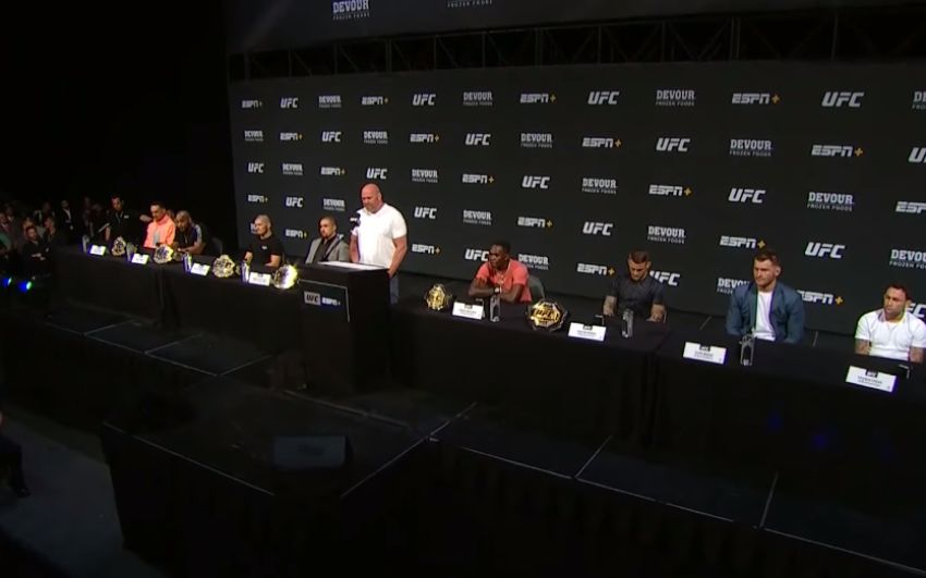 Главные моменты летней пресс-конференции UFC: Хабиб Нурмагомедов - Дастин Порье, Роберт Уиттакер - Исраэль Адесанья
