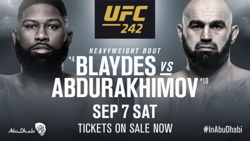 Официально: Кертис Блейдс против Шамиля Абдурахимова на UFC 242 в Абу-Даби