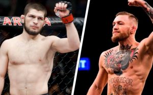 UFC спрашивает у фанатов: "Кто лучше забил мяч в кольцо - Хабиб или Конор?"