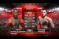 Видео боя Хорхе Цезарио Де Оливейра - Геннадий Ковалев FIGHT NIGHTS GLOBAL 63