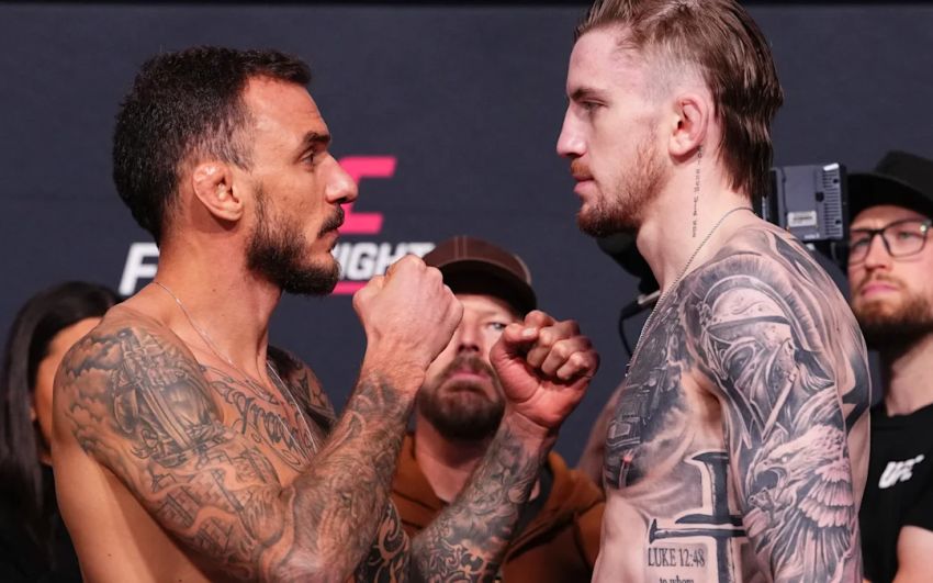 Результаты взвешивания турнира UFC Fight Night 292