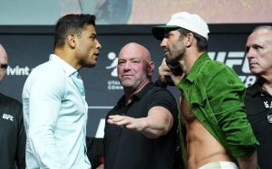 Пауло Коста и Люк Рокхолд устроили бардак на пресс-конференции UFC
