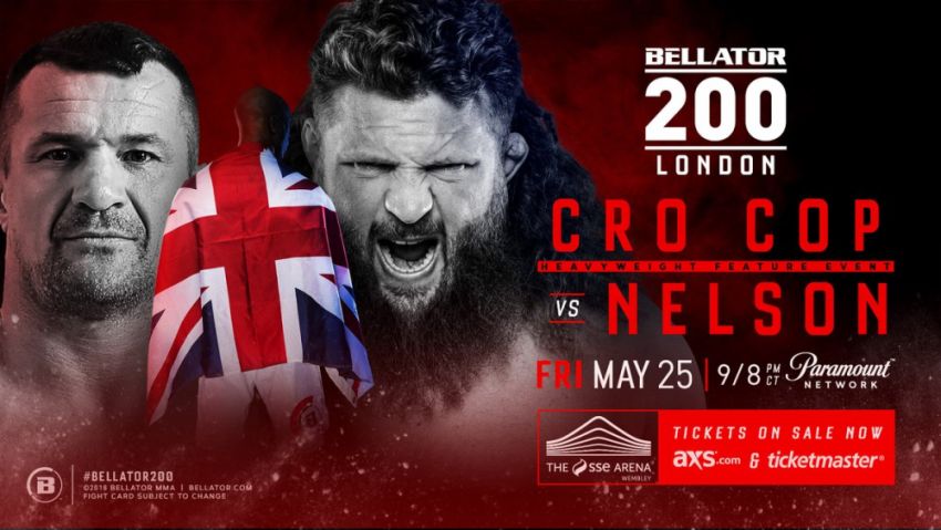 Файткард турнира Bellator 200: Кро Коп - Нельсон