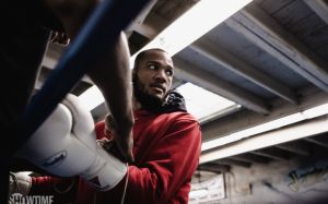 Julian-Williams-putting in work for IBF Eliminator.