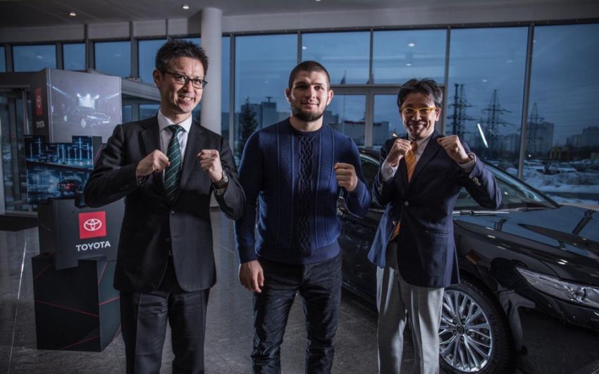 Хабиб Нурмагомедов стал лицом Toyota Russia