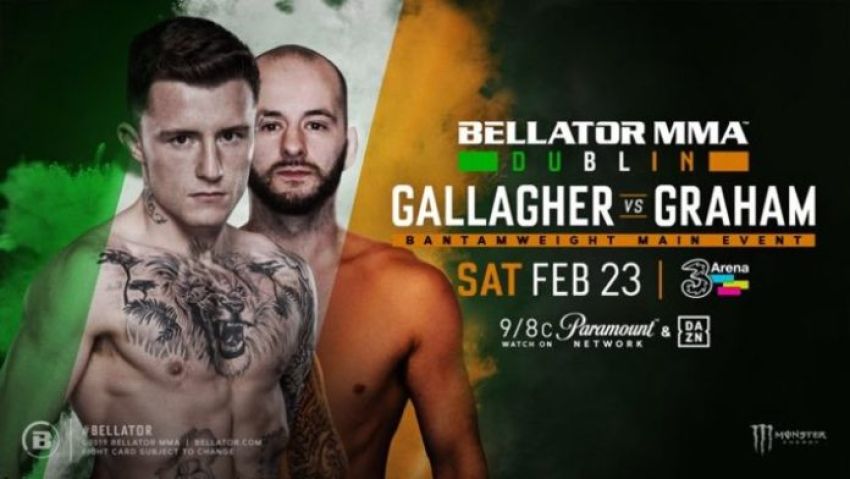 Джеймс Галлахер - Стивен Грэхэм на турнире Bellator 218