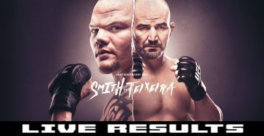 Результаты турнира UFC Fight Night 171: Энтони Смит – Гловер Тейшейра