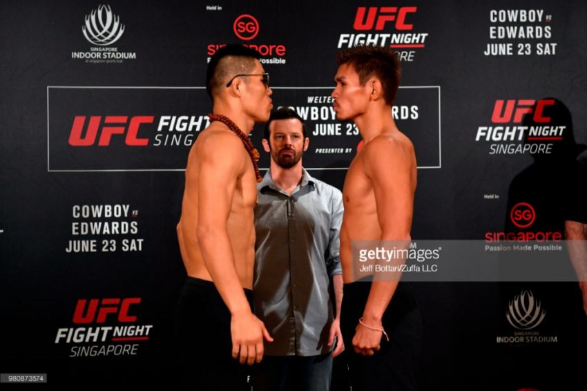 UFC Fight Night 132: Ли Джинлианг победил Даичи Абе