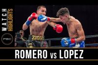 Ромеро vs Лопес ( HIGHLIGHTS )