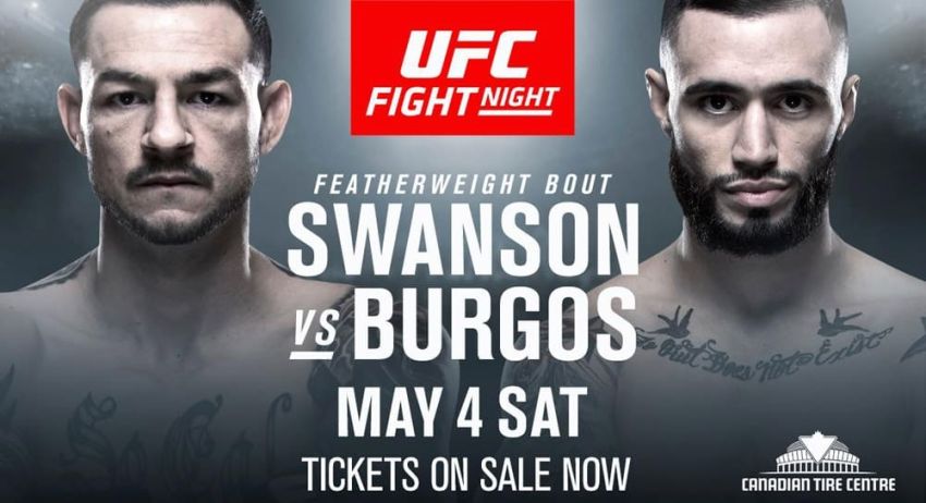 Видео боя Каб Свонсон - Шейн Бургос UFC Fight Night 151