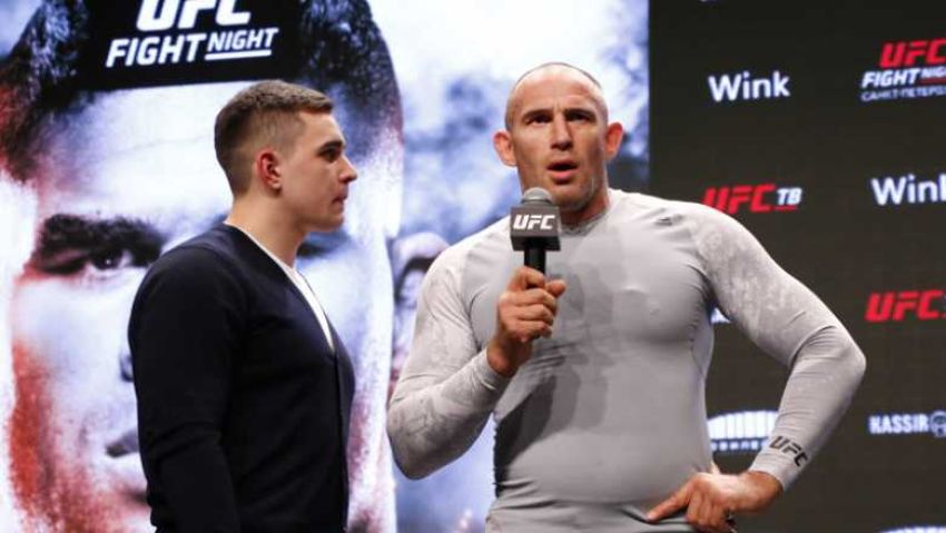 Битва взглядов участников турнира UFC Fight Night 149 Санкт-Петербург