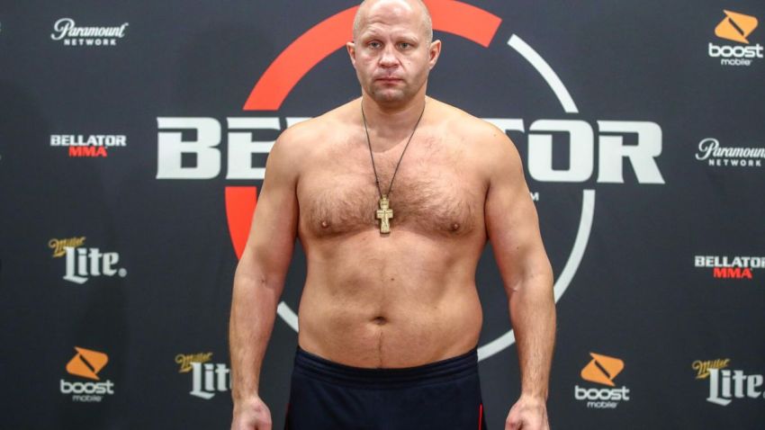 Промоушен Bellator исключил Федора Емельяненко из рейтинга тяжеловесов