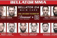 РП ММА №2 (BELLATOR 214): 27 января