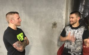 Фрагмент спарринга Василия Ломаченко c бывшим чемпионом UFC Ти Джеем Диллашоу