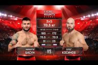 Видео боя Никита Басун - Олег Косинов Fight Nights Global 94