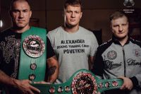 Пояс WBC Александра Поветкина и специальный пояс для тренера прибыли в Россию