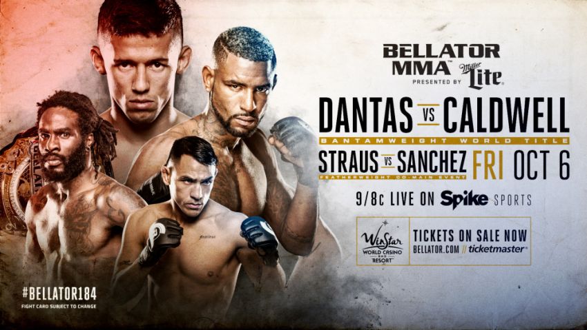 Прямая трансляция Bellator 184: Дантас - Колдуэлл