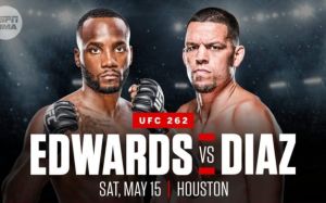 Леон Эдвардс подерется с Нейтом Диасом на UFC 262 в историческом 5-раундовом бою