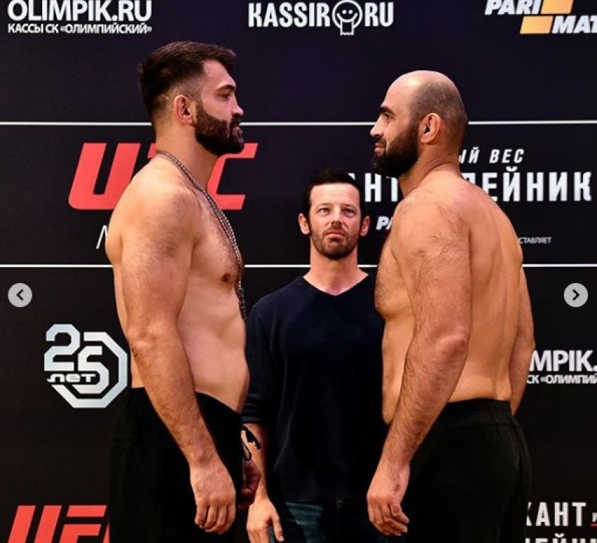 Видео боя Андрей Орловский - Шамиль Абдурахимов UFC Fight Night 136 Moscow