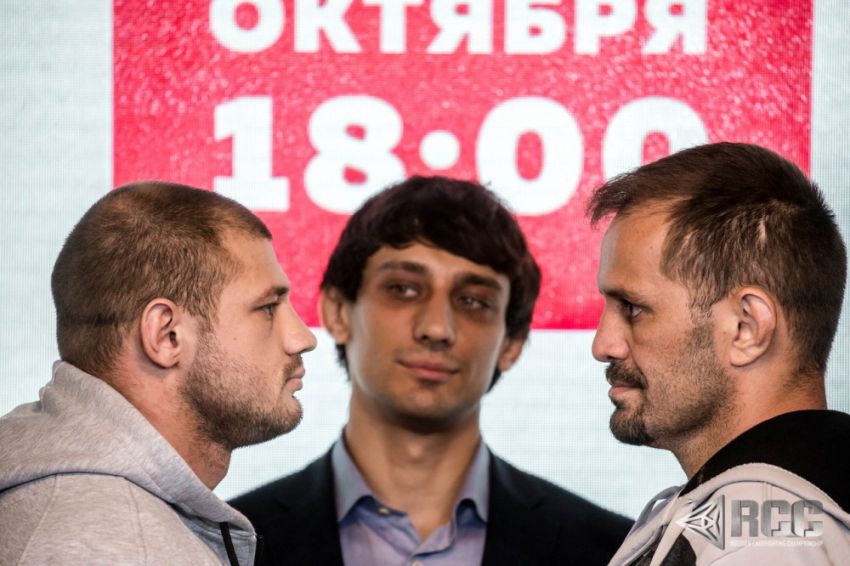 Битва взглядов Ивана Штыркова и Фабио Мальдонадо перед турниром RCC 4