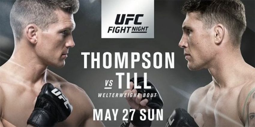 Прямая трансляция UFC Fight Night 130: Стивен Томпсон - Даррен Тилл
