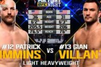 Видео боя Патрик Камминс - Джан Вилланте UFC Fight Night 114