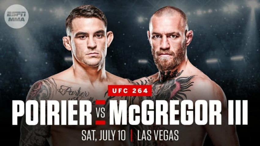 Где смотреть UFC 264: Конор МакГрегор – Дастин Порье 3