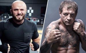 Емельяненко и Исмаилов встретились в подъезде в преддверии совместной пресс-конференции