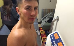 За 30 дней до боя: Головкин - 74,4 кг, Уэйд - 79,7 кг