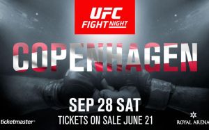 UFC анонсирует первый турнир в Копенгагене
