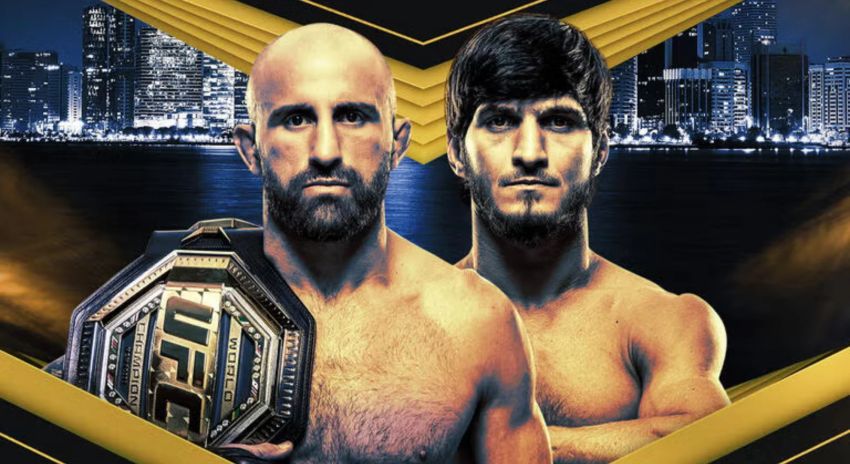 Где смотреть UFC 333: Алекс Волкановски – Мовсар Евлоев