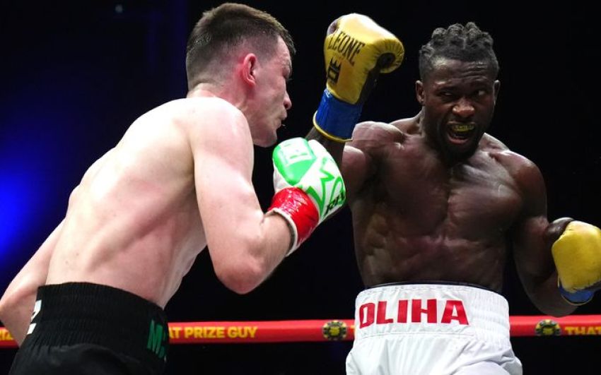 Аарон Маккенна победил Этиносу Олиху и завоевал титул IBF в среднем весе