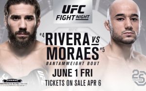 Бой Джимми Риверы и Марлона Мораеса станет мейн-ивентом турнира UFC Fight Night 130