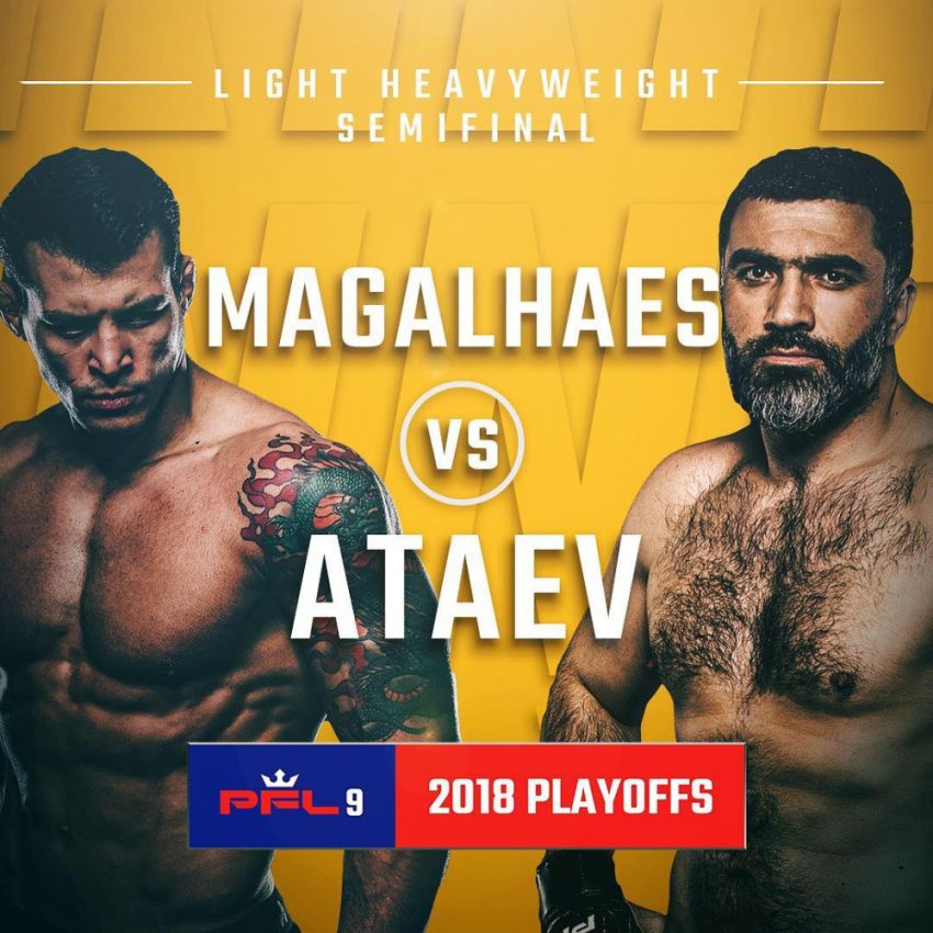 Видео боя Винни Магальяеш - Бозигит Атаев PFL 9